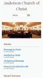 Mobile Screenshot of anderson-church.org