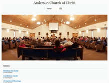 Tablet Screenshot of anderson-church.org